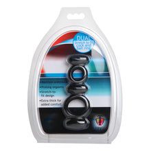 Load image into Gallery viewer, Dual Stretch To Fit Cock and Ball Ring