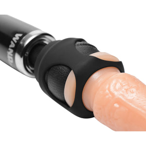 Strap Cap Vibrating Wand Harness Kit with Dildo