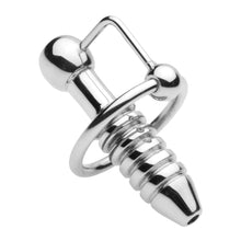 Load image into Gallery viewer, XL Ribbed Urethral Sound with Hollow Core