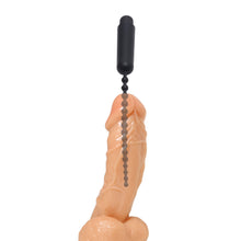 Load image into Gallery viewer, Dark Rod Vibrating Beaded Silicone Sound