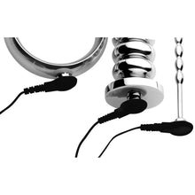 Load image into Gallery viewer, Zeus Deluxe Series Voltaic For Him Stainless Steel Male E-stim Kit
