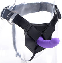 Load image into Gallery viewer, Flaunt Strap On with Purple Silicone Dildo