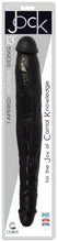 Load image into Gallery viewer, JOCK 13 Inch Tapered Double Dong Black