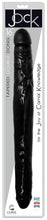 Load image into Gallery viewer, JOCK 16 Inch Tapered Double Dong Black