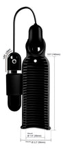 Load image into Gallery viewer, Lightning Stroke Silicone Stroker With Vibrating Bullet