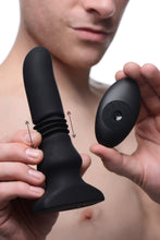 Load image into Gallery viewer, Silicone Vibrating and Thrusting Plug with Remote Control