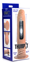 Load image into Gallery viewer, Kinetic Thumping 7X Remote Control Dildo - Large