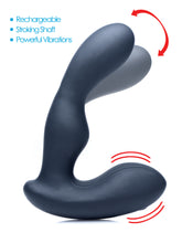 Load image into Gallery viewer, 7X P-Stroke Silicone Prostate Stimulator with Stroking Shaft