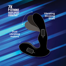 Load image into Gallery viewer, 7X P-Stroke Silicone Prostate Stimulator with Stroking Shaft