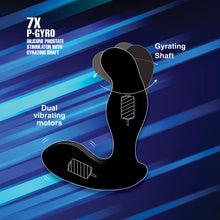 Load image into Gallery viewer, 7X P-Gyro Silicone Prostate Stimulator with Gyrating Shaft