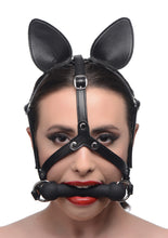 Load image into Gallery viewer, Dark Horse Pony Head Harness with Silicone Bit