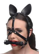 Load image into Gallery viewer, Dark Horse Pony Head Harness with Silicone Bit
