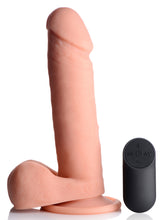 Load image into Gallery viewer, Big Shot Vibrating Remote Control Silicone Dildo with Balls - 8 Inch