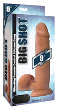 Load image into Gallery viewer, Big Shot Vibrating Remote Control Silicone Dildo with Balls - 9 Inch