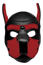 Load image into Gallery viewer, Spike Neoprene Puppy Hood - Red