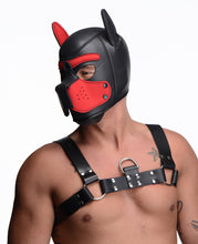 Load image into Gallery viewer, Spike Neoprene Puppy Hood - Red