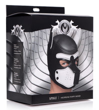 Load image into Gallery viewer, Spike Neoprene Puppy Hood - White