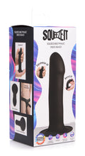 Load image into Gallery viewer, Squeezable Phallic Dildo - Black
