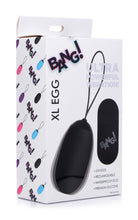 Load image into Gallery viewer, XL Silicone Vibrating Egg - Black