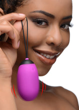 Load image into Gallery viewer, XL Silicone Vibrating Egg - Purple