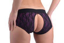 Load image into Gallery viewer, Lace Envy Crotchless Panty Harness - S-M