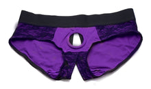 Load image into Gallery viewer, Lace Envy Crotchless Panty Harness - S-M