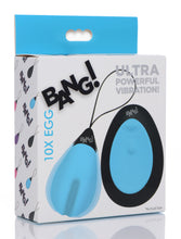 Load image into Gallery viewer, 10X Silicone Vibrating Egg - Blue
