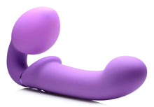 Load image into Gallery viewer, 10X Remote Control Ergo-Fit G-Pulse Inflatable and Vibrating Strapless Strap-on - Purple