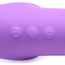 Load image into Gallery viewer, 10X Remote Control Ergo-Fit G-Pulse Inflatable and Vibrating Strapless Strap-on - Purple