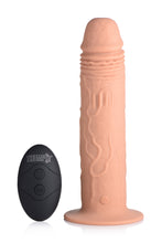 Load image into Gallery viewer, 7X Remote Control Vibrating and Thumping Dildo - Medium