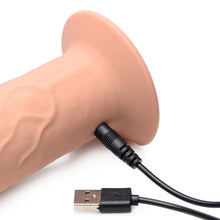 Load image into Gallery viewer, 7X Remote Control Vibrating and Thumping Dildo - Medium