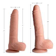 Load image into Gallery viewer, Vibrating and Rotating Remote Control Silicone Dildo with Balls - 9 Inch