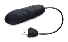 Load image into Gallery viewer, 7X Pulsing Rechargeable Silicone Vibrator - Black