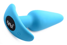 Load image into Gallery viewer, Remote Control 21X Vibrating Silicone Butt Plug - Blue