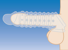 Load image into Gallery viewer, 1.5 Inch Penis Enhancer Sleeve - Clear