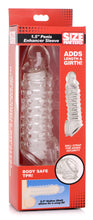 Load image into Gallery viewer, 1.5 Inch Penis Enhancer Sleeve - Clear