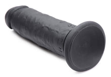 Load image into Gallery viewer, Power Player 28X Vibrating Silicone Dildo with Remote - Black