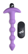Load image into Gallery viewer, Remote Control Vibrating Silicone Anal Beads - Purple