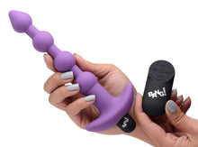 Load image into Gallery viewer, Remote Control Vibrating Silicone Anal Beads - Purple