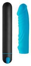 Load image into Gallery viewer, XL Silicone Bullet and Ribbed Sleeve
