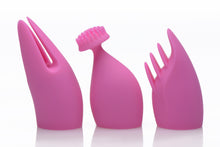 Load image into Gallery viewer, 10X Versa-Thrust Vibrating and Thrusting Silicone Rabbit with 3 Attachments