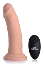 Load image into Gallery viewer, 7X Inflatable and Vibrating Remote Control Silicone Dildo - 7 Inch
