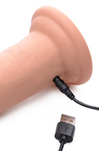 Load image into Gallery viewer, 7X Inflatable and Vibrating Remote Control Silicone Dildo - 7 Inch