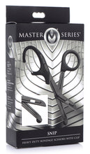 Load image into Gallery viewer, Snip Heavy Duty Bondage Scissors with Clip