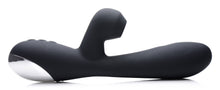 Load image into Gallery viewer, Shegasm 5 Star 7X Suction Come-Hither Silicone Rabbit - Black