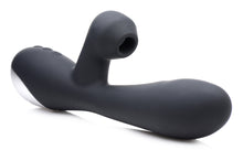 Load image into Gallery viewer, Shegasm 5 Star 7X Suction Come-Hither Silicone Rabbit - Black