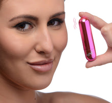 Load image into Gallery viewer, 10X Rechargeable Vibrating Metallic Bullet - Pink