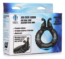 Load image into Gallery viewer, 10X Cobra Dual Stimulation Silicone Cock Ring