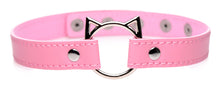 Load image into Gallery viewer, Kinky Kitty Ring Slim Choker - Pink