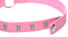 Load image into Gallery viewer, Kinky Kitty Ring Slim Choker - Pink